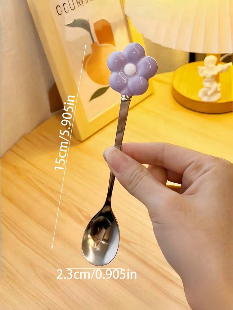 Vintage Violet Coffee Cup & Saucer Set – Hand-Painted Ceramic Latte Art Afternoon Tea Gift Set