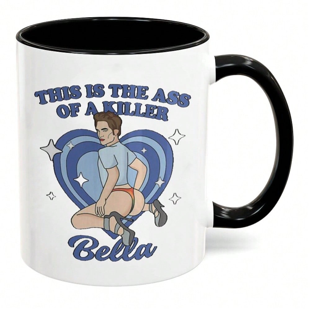 Funny Bella Ceramic Coffee Mug – 11oz Twilight Inspired Cup, Gag Gift for Birthday & Holidays