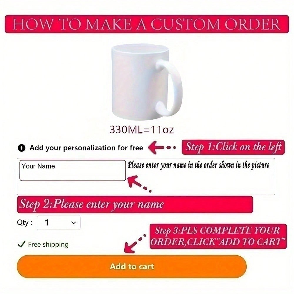 Custom Ghost Halloween Mug – DIY Personalized Name Ceramic Coffee Cup, 11oz Holiday Gift