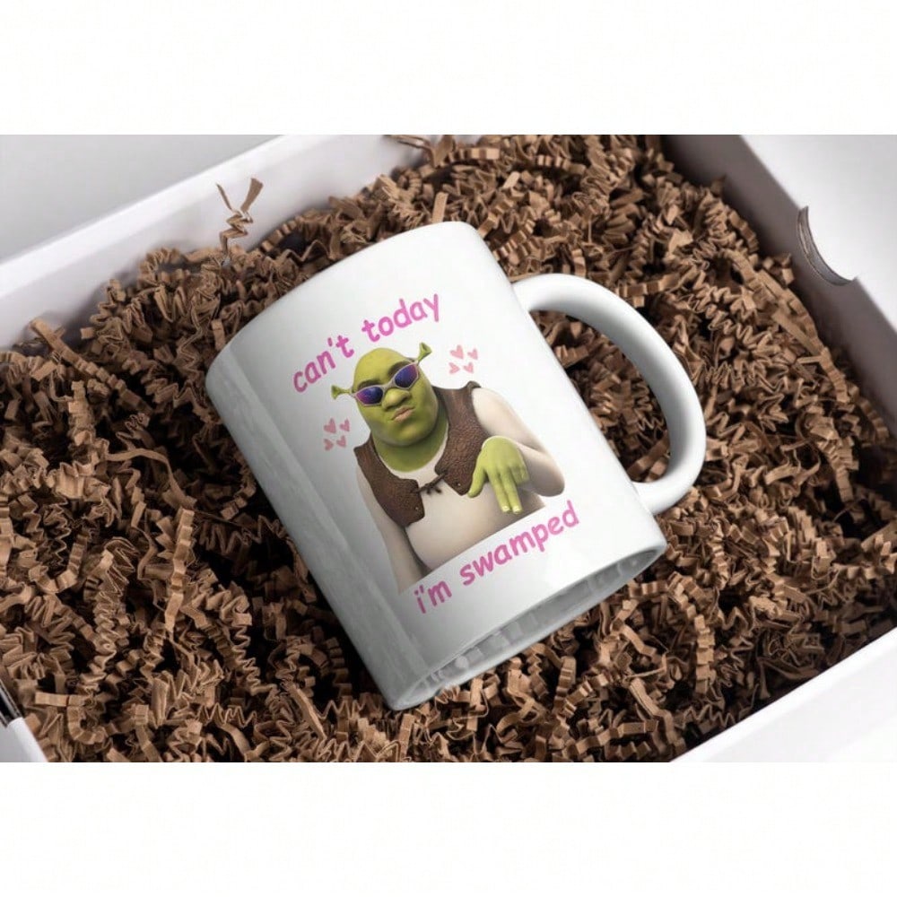 Can’t Today I’m Swamped Funny Coffee Mug – Humorous 11oz Gift Cup for Friends & Coworkers